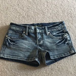 Jeweled Jean shorts